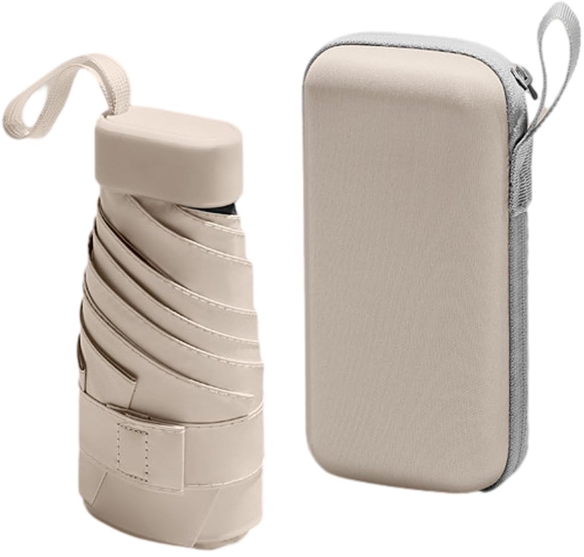 Dailygoods- Paraplu Mini - UV-Bescherming - Opvouwbaar - Waterdicht - Compact - Inclusief Opbergdoos - Voor Vrouwen/Kinderen