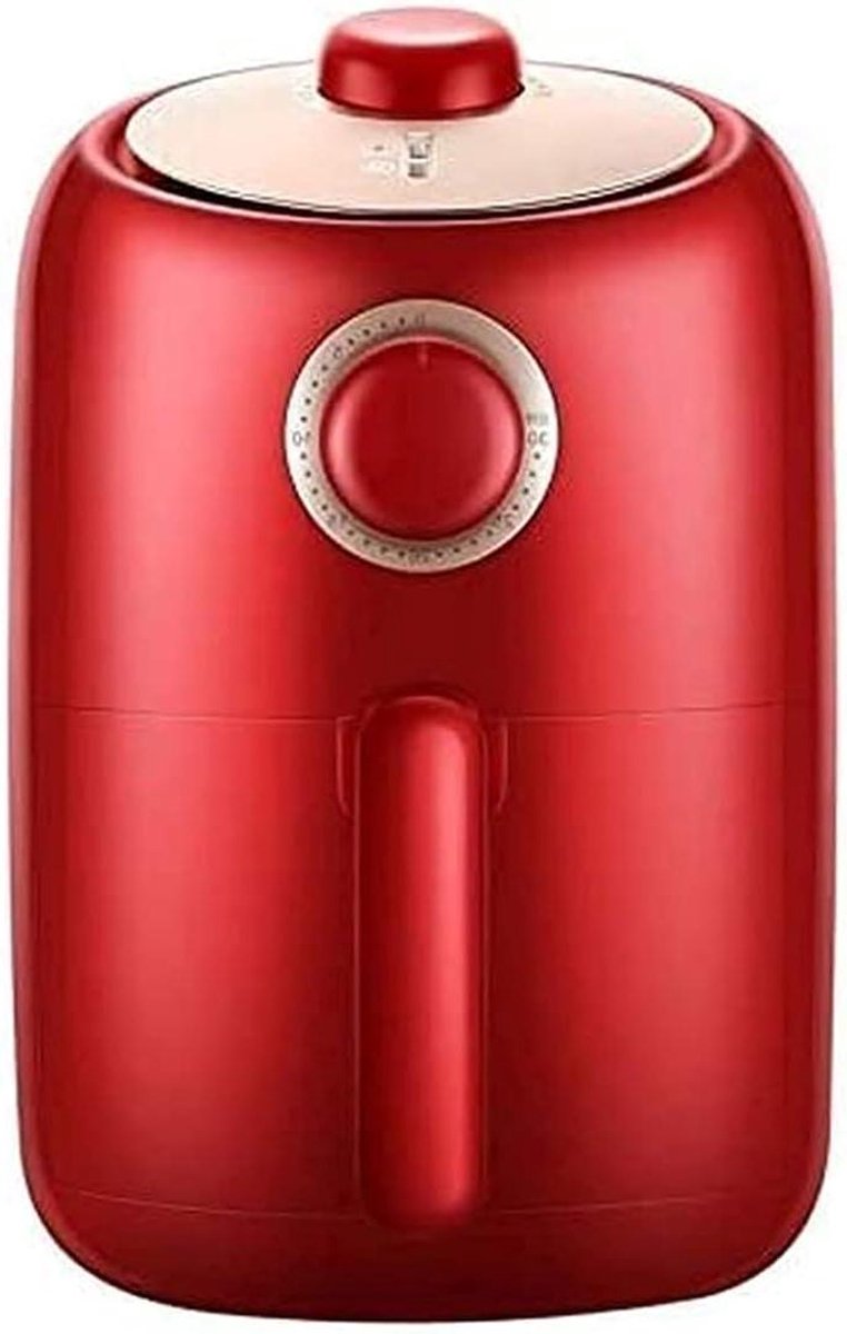 Airfryer voor thuis - Compacte friteuse - Snelle maaltijden - Dubbele draaiknop - 2 liter - Multicolor