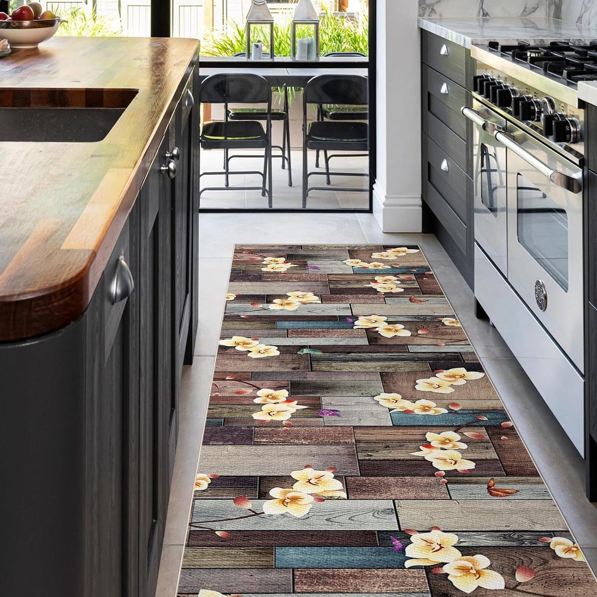 Keukentapijt - Loper Tapijt - Voorkomt Vuil - Antislip Rubber - 80 x 200 cm - Modern
