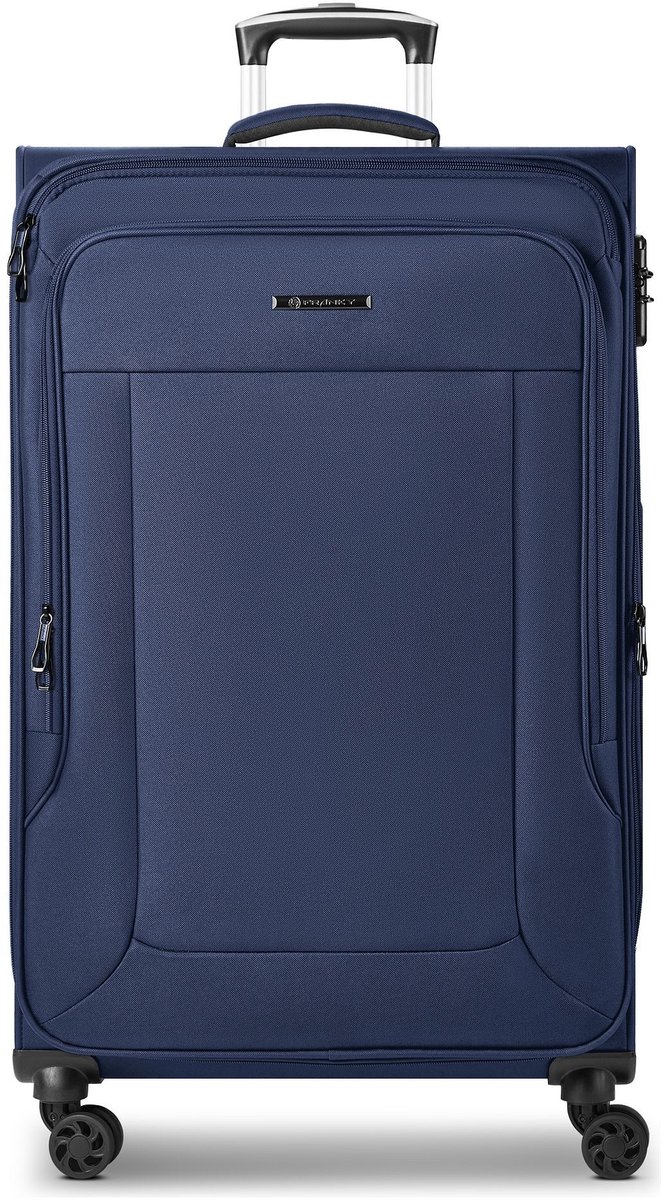 Franky Melbourne 3.0 4-wiel trolley 79 cm met uitbreidingsplooi - Zachte bagage - Combinatieslot - dark blue