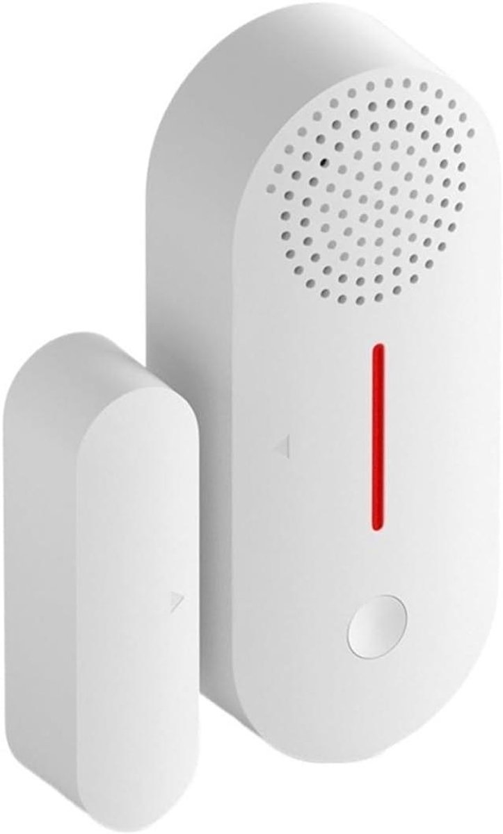 Sirene Alarm Set - Deur Sensor - Huis Beveiligen - 100DB Geluidsalarm - 2 stuks - Wit