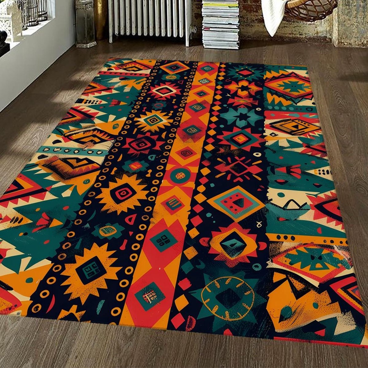 Vloerkleed - Tapijt Vloerbedekking - Woonkamer Decoratie - Laagpolig en Zacht - 120x180 cm