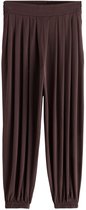 Next - Dames - Slinky geplooide ballonbroek, petite - Petite - Bruin