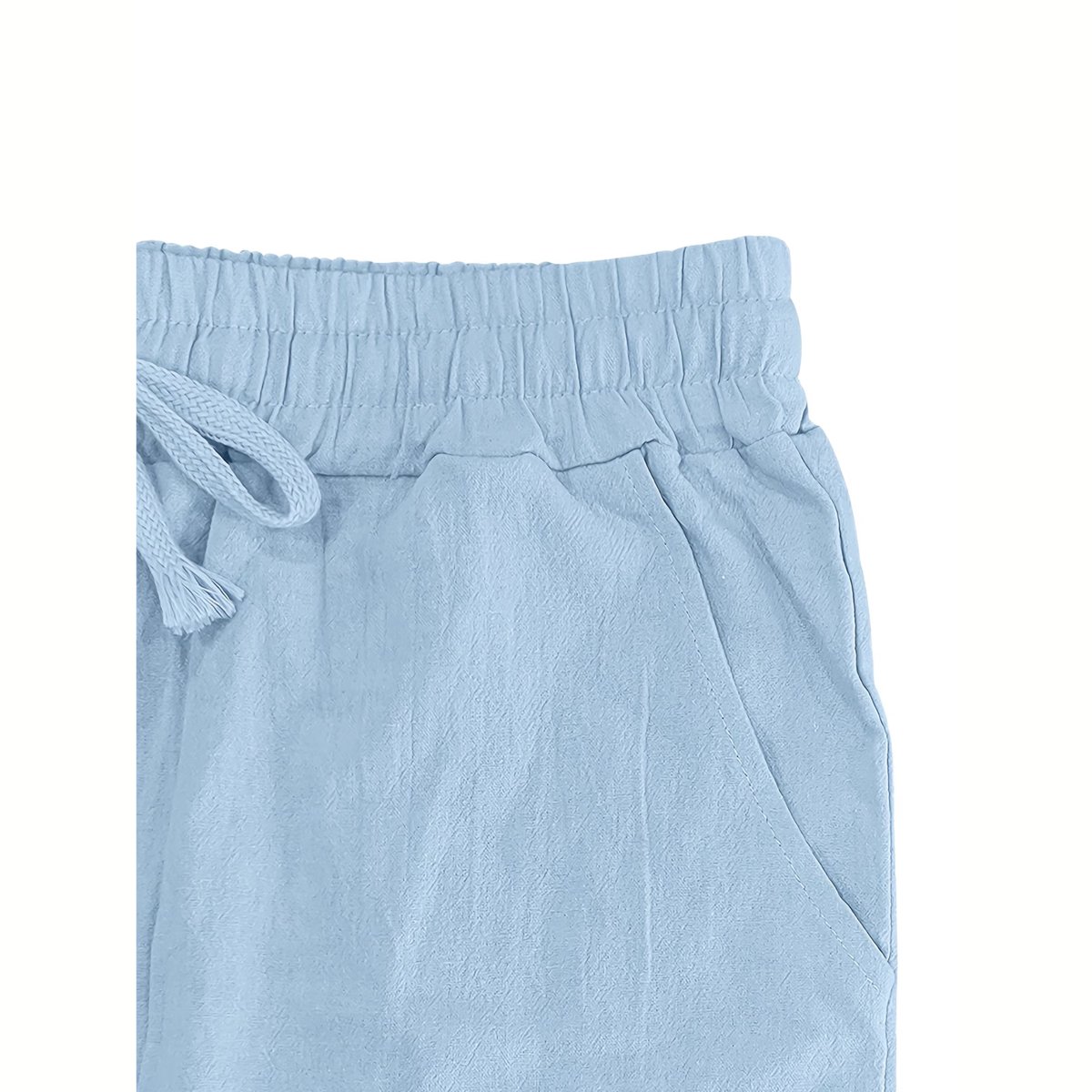 Currero Linnen Broek Heren - Zomerbroek - Volwassenen - Lange Broek - Pantalon - Strandbroek - Zomer - Ibiza Stijl - Blauw XL