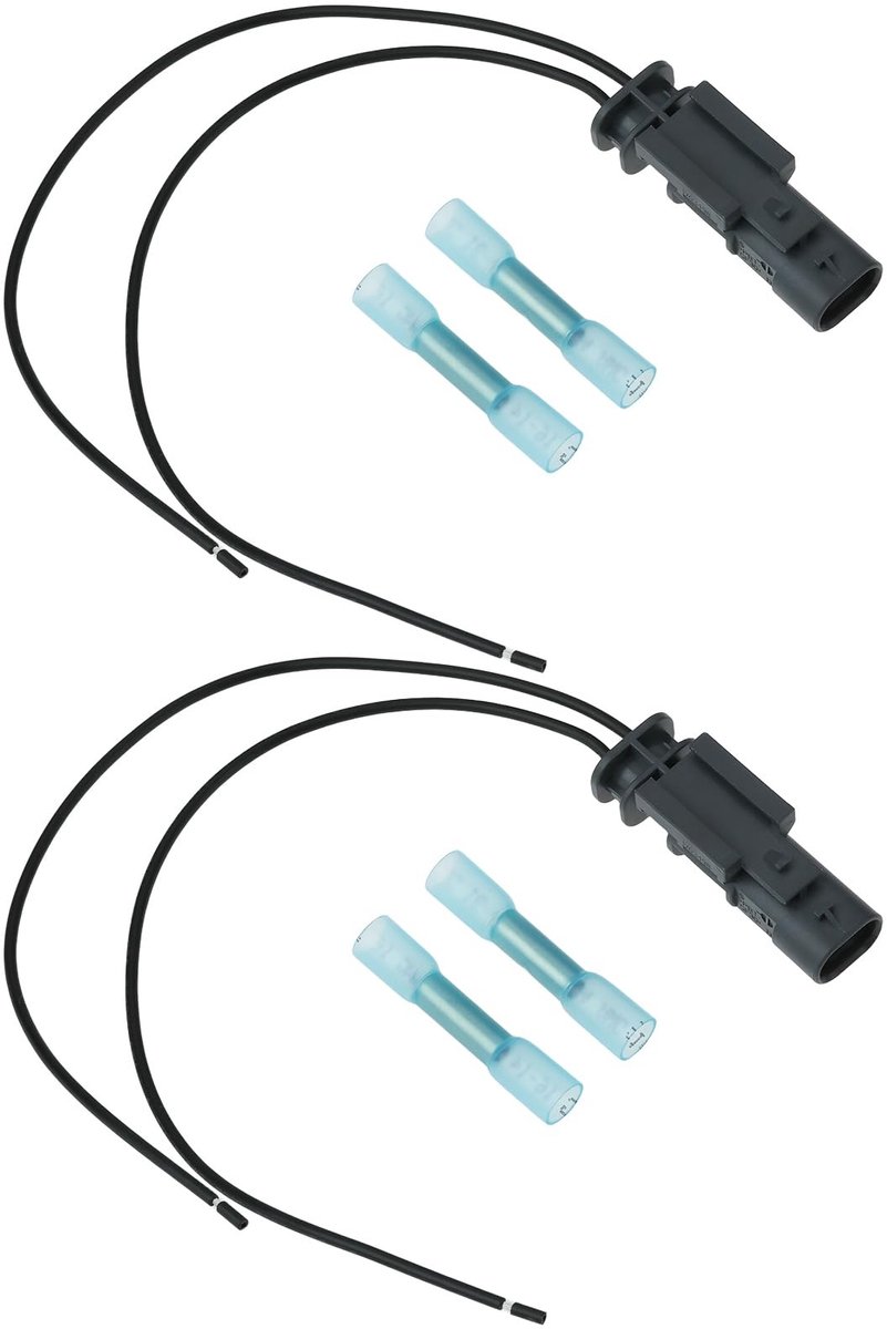 Dailygoods - Set van 2-Pin Uitlaat Speaker Connectoren Compatibel met Diverse Merken