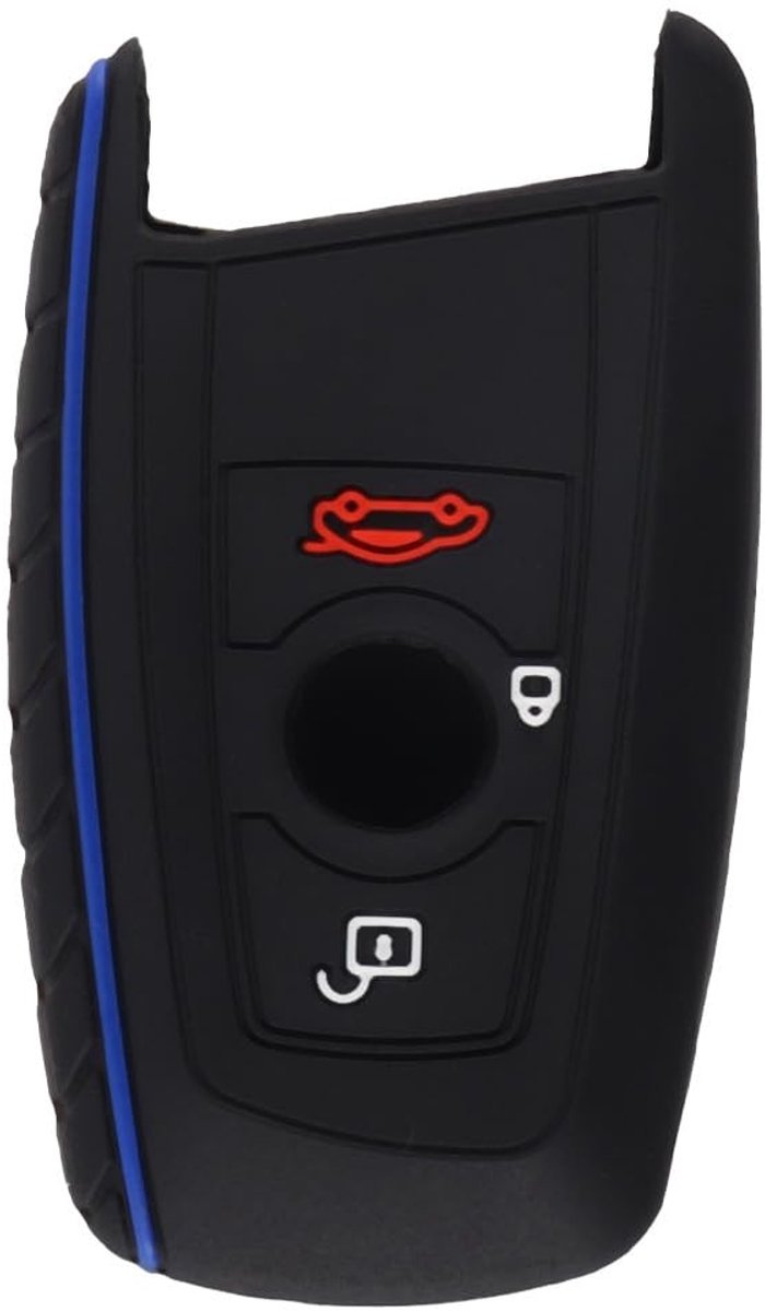 Dailygoods - Siliconen Houder voor Autosleutel met 3 Knoppen