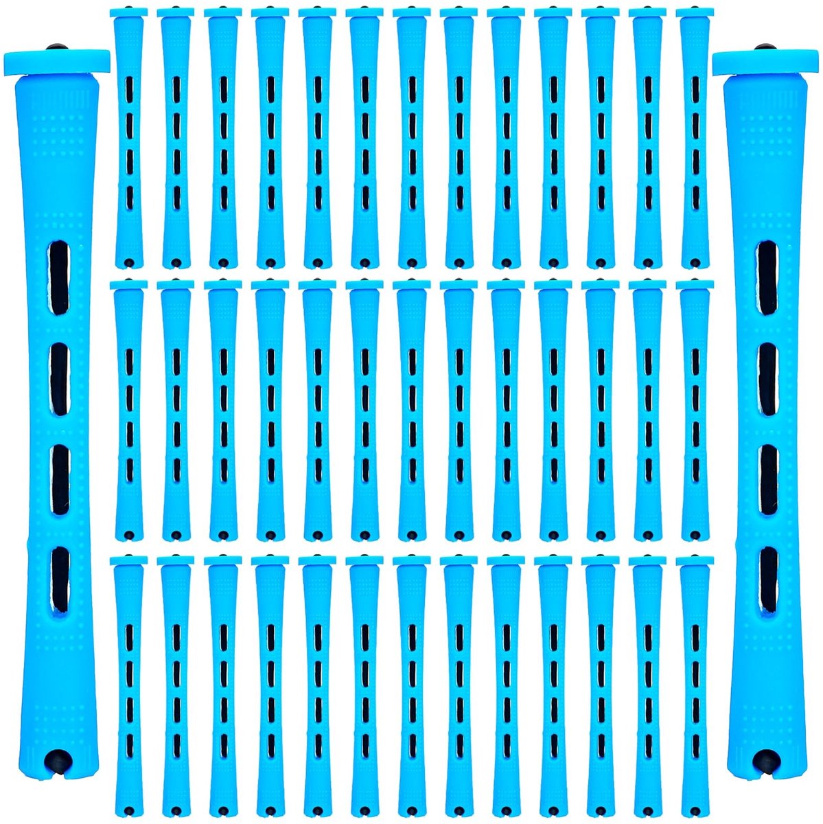 Dailygoods- Krulspelden 40 stuks - Permanent - Haarwikkels - Geschikt voor kort haar - Duurzaam PP-materiaal - 8,2 cm lengte - Haarrollers