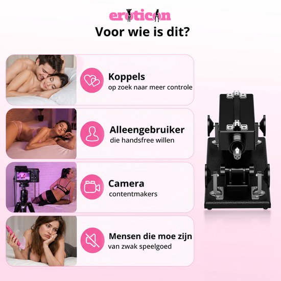 Voor wie is de Eroticon machine?