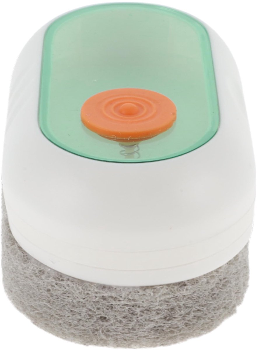 Dailygoods- Afwasborstel met zeepdispenser - Flessenborstel - Borstel - Schrobborstel - Schoonmaakartikelen - Hoogwaardig ABS materiaal - Schoonmaakborstel