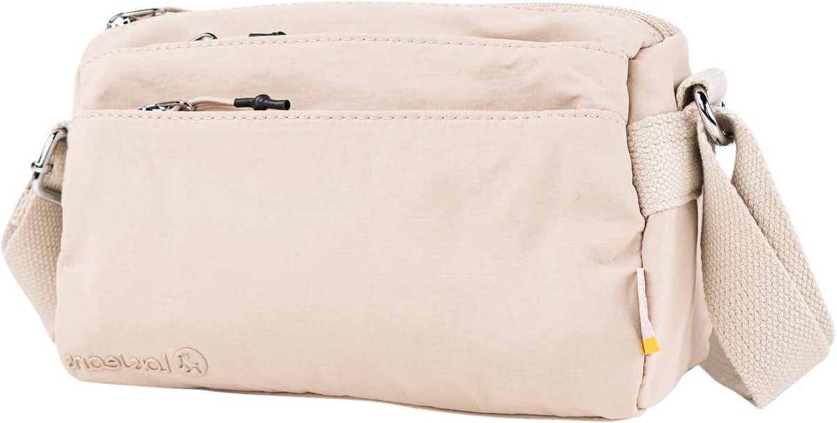 Schoudertas Dames - Handtas Crossbody - Dagelijks Gebruik - Handgemaakt in Spanje - 22.5 cm Breed - Zwart