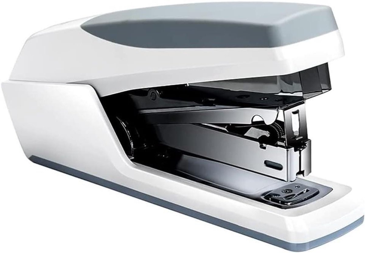 Handmatige Nietmachine - Bureau Nietmachine - Papier Bundelen - Arbeidsbesparend Ontwerp - 140x80mm - Wit