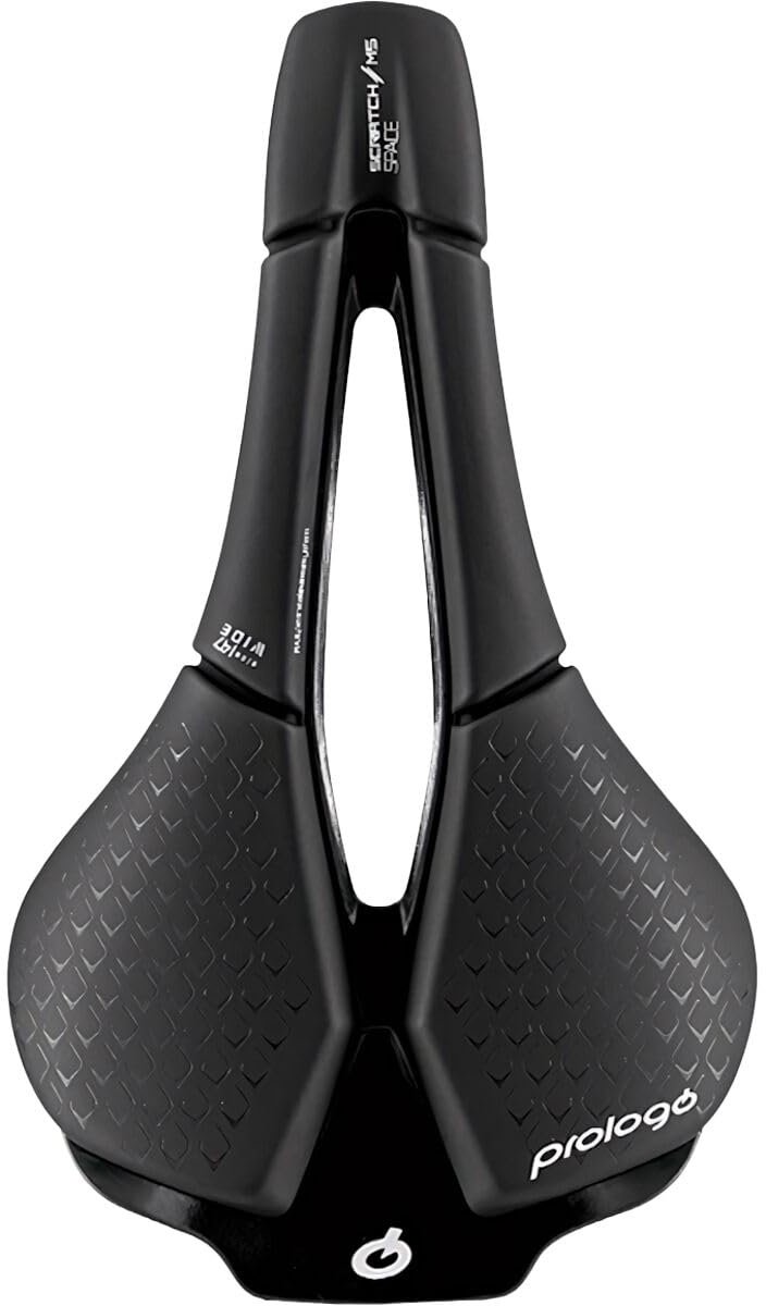 SnelShoppen - Prologo Winora Tirox Scratch M5 PAS Zadel, Zwart, 147 mm, Ergonomisch Fietszadel voor Mannen en Vrouwen, Ideaal voor Racefietsen en Recr