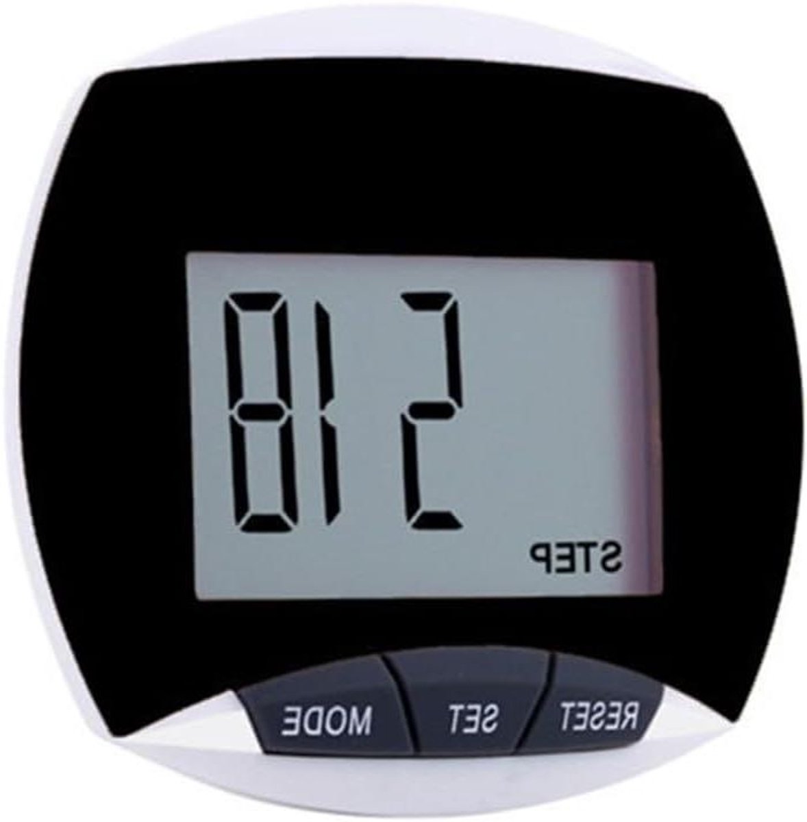 Digitale Stappenteller - Fitness Tracker - Gezondheid Bijhouden - 3D Sensor - Groot LCD - Zwart