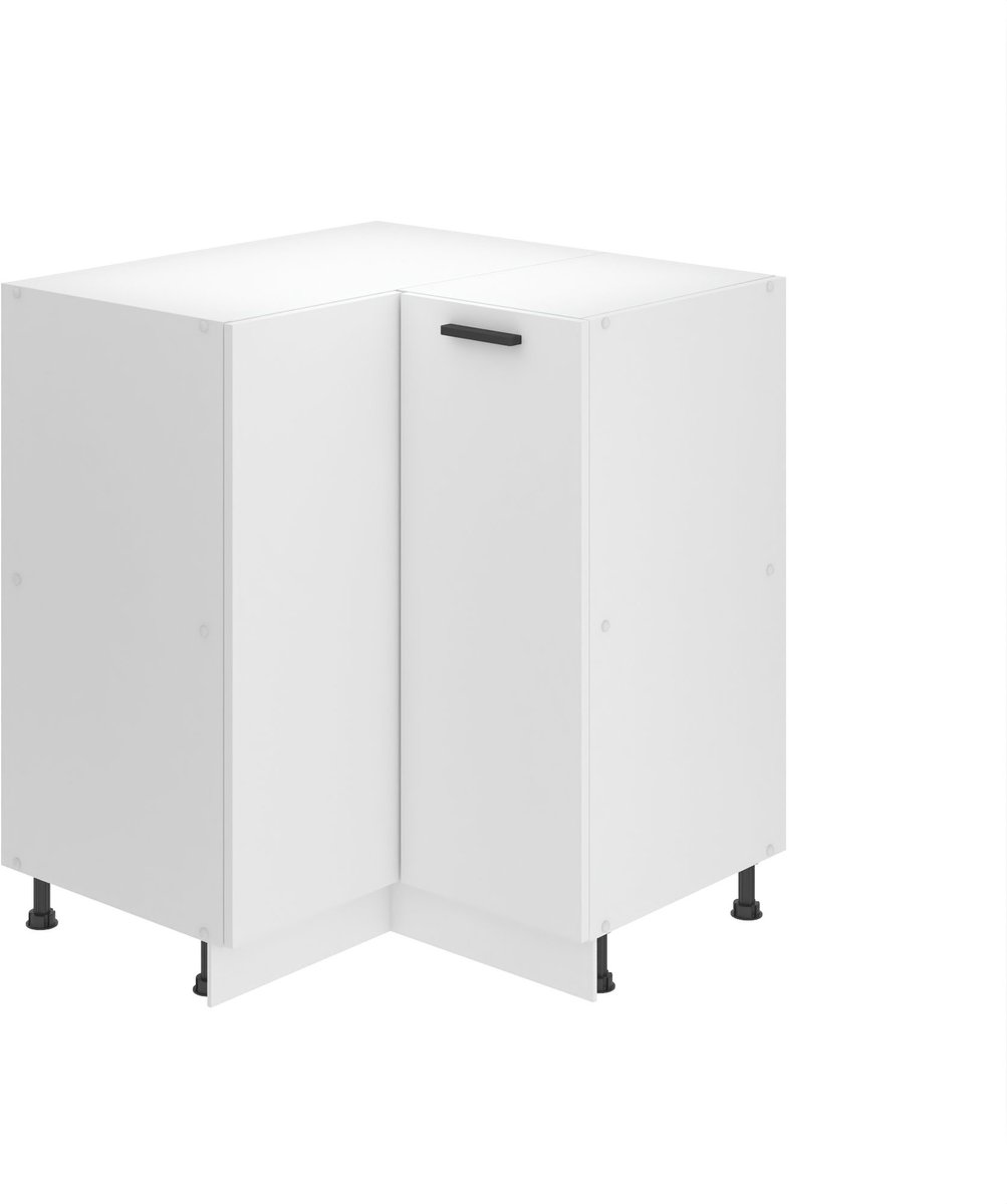 BELINI Hoekonderkast SNP 90 cm met 1 Deur - Wit Mat