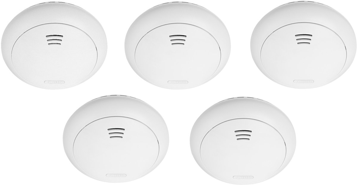 Draadloos alarmsysteem Smartvest Pro - Draadloze rook- en hittemelders - set van 5