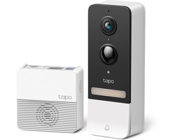 Tapo D230S1 draadloze video deurbel op batterij - 2K 5MP video- inclusief hub - zonder abonnement-slimme deurbel