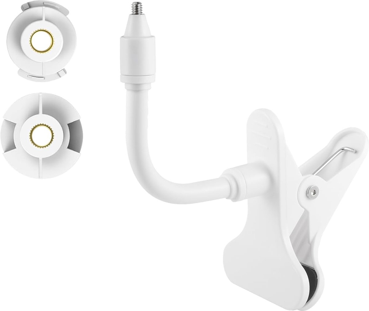 SnelShoppen - Flexibele Babyfoonhouder voor HelloBaby HB65/HB6339/HB66/HB6550/HB248/HB6558/HB40, 360° Babymonitor Houder, Compatibel met VTimes VT302,