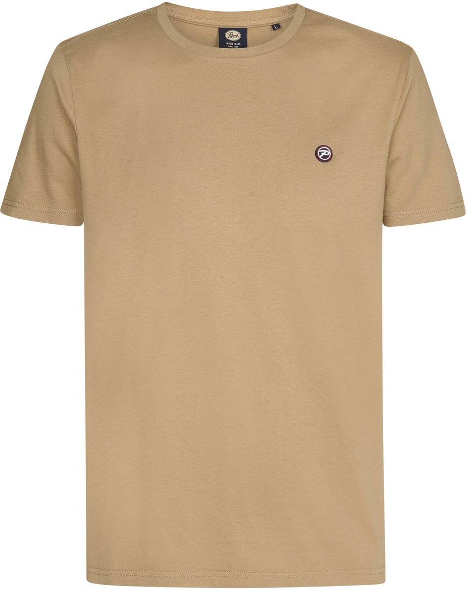 Petrol Industries T-Shirts Heren - Ronde Hals - Korte Mouwen - 100% Katoen - Met Logo - Basis Shirt - Herenkleding - Oranje - Maat XXXL