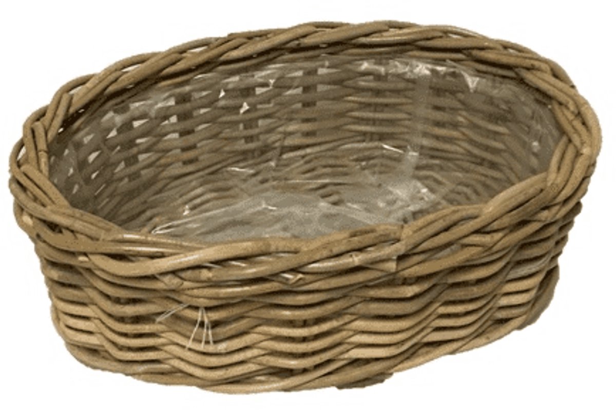 Mand Pot ovaal l37b26h12cm Van der Leeden