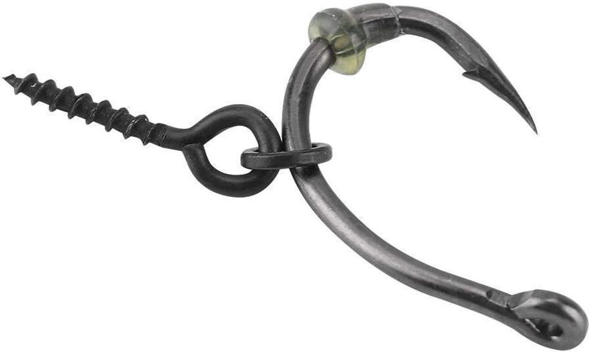 Vishaken Set - Speciale Haken - Vissen Vangen - Met Aas Schroeven - 30 Stuks - Zilverkleurig