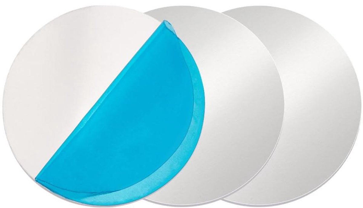 Aluminium Schijven - Ronde Platen - Sieraden Maken - Duurzaam Materiaal - 10 cm Diameter - Zilverkleurig