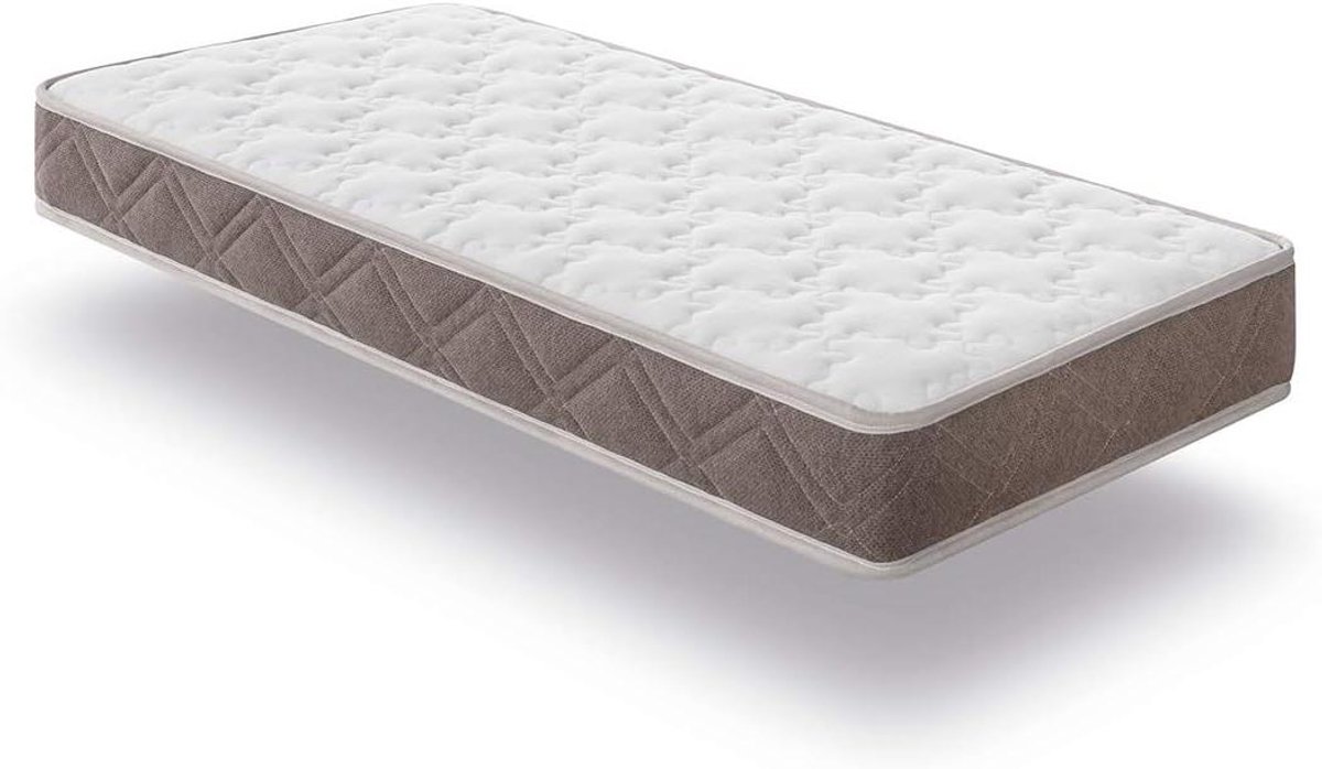 Kinderbedmatras - Baby matras - Veilige Slaap - Natuurlijke materialen - 117 x 57 cm - Beige
