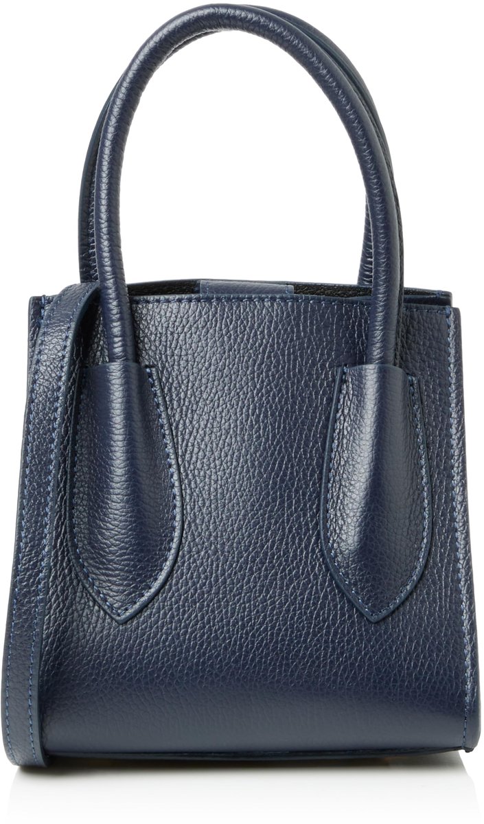 SnelShoppen - FELIPA dames handtas blauw - leren schoudertas met stijlvolle afwerking, perfect voor dagelijks gebruik, uitgaan, en werk