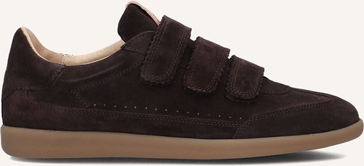 Fred De La Bretoniere - Pepper Valencia - Sneakers Suede Donkerbruin - Maat 41
