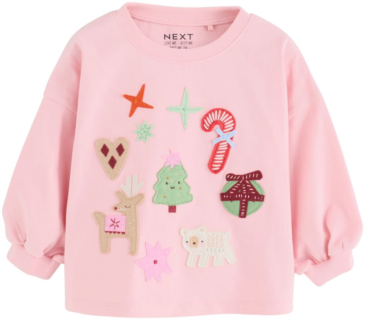 Next - Meisjes - Top met lange mouwen - Roze