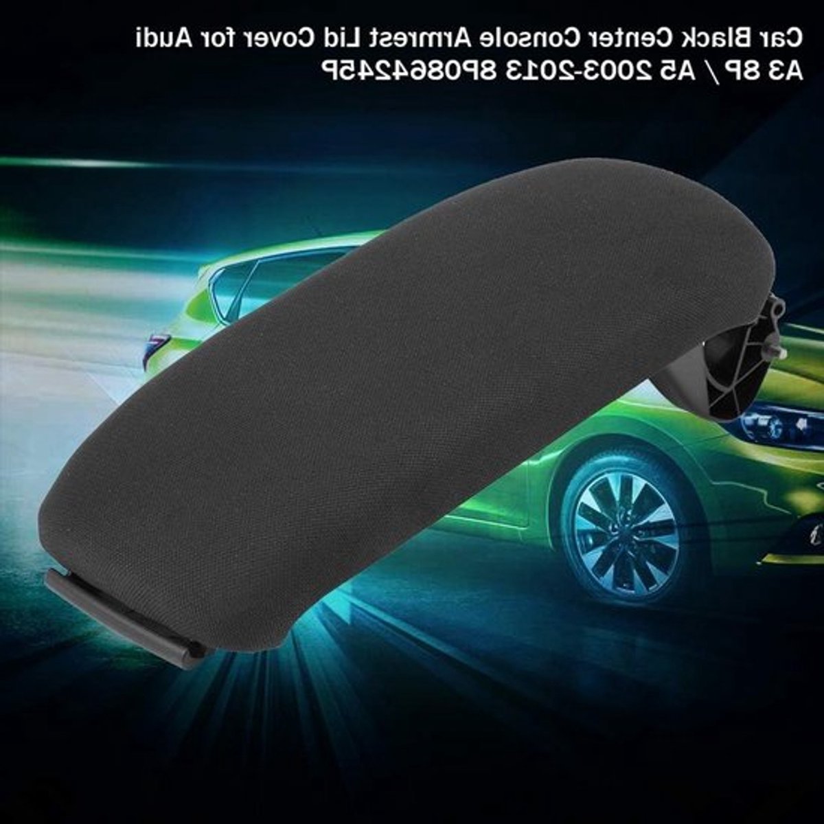 Middenconsole Armsteun Dekselafdekking voor 8P 2003 tot 2013 - Eenvoudige Installatie, Keuze uit Leer of Stoffen Leer, Comfort en Stijl in Één
