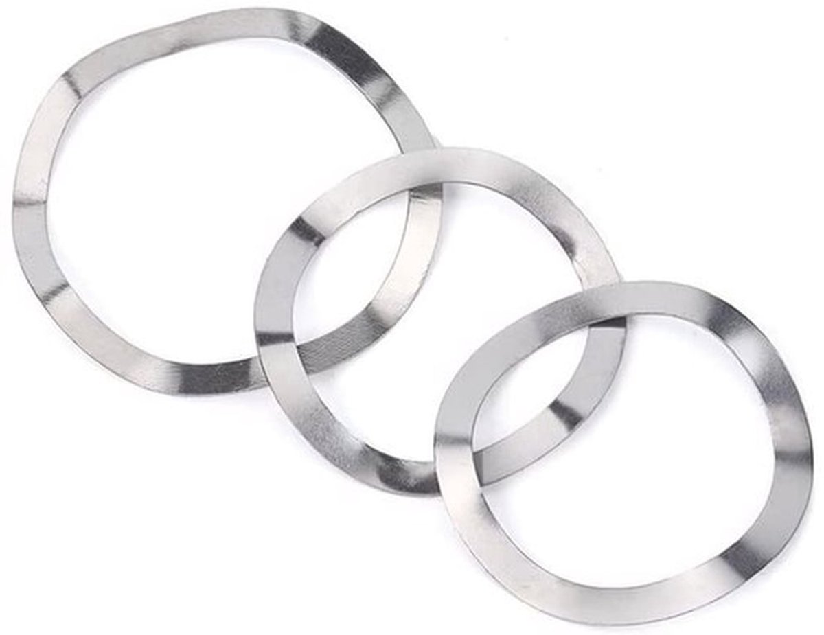 Compressieringen van roestvrij staal voor golfveren M16x21x0.3mm - 40 stuks, duurzame en stevige schijven voor diverse toepassingen