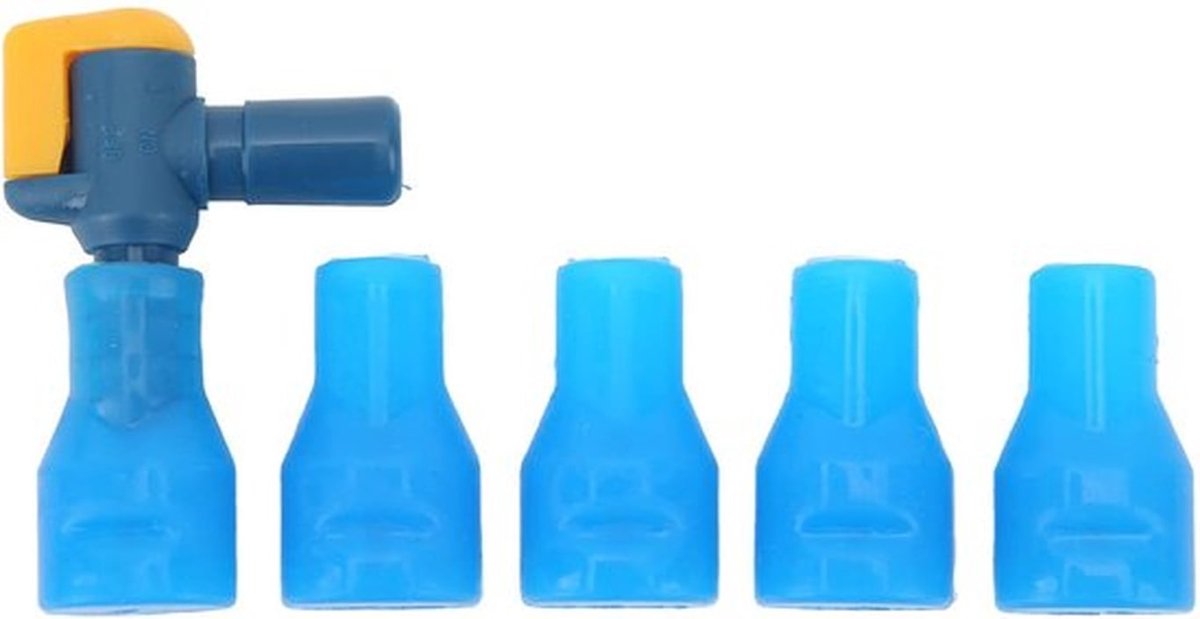 Bijtklep Vervanging - Siliconen Mondstuk - Hydratatie Pakket - Buigende Sluitingsklep - Set van Vijf - Uitstekende Compatibiliteit - Hydratiemondstuk
