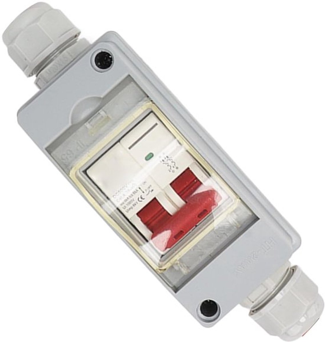 Stroomonderbreker 32A - Fotovoltaïsche DC-schakelapparatuur - IP65 Bescherming - Overspanningsbeveiliging - Betrouwbare DC-module - Eenvoudige installatie - DC-schakelaar