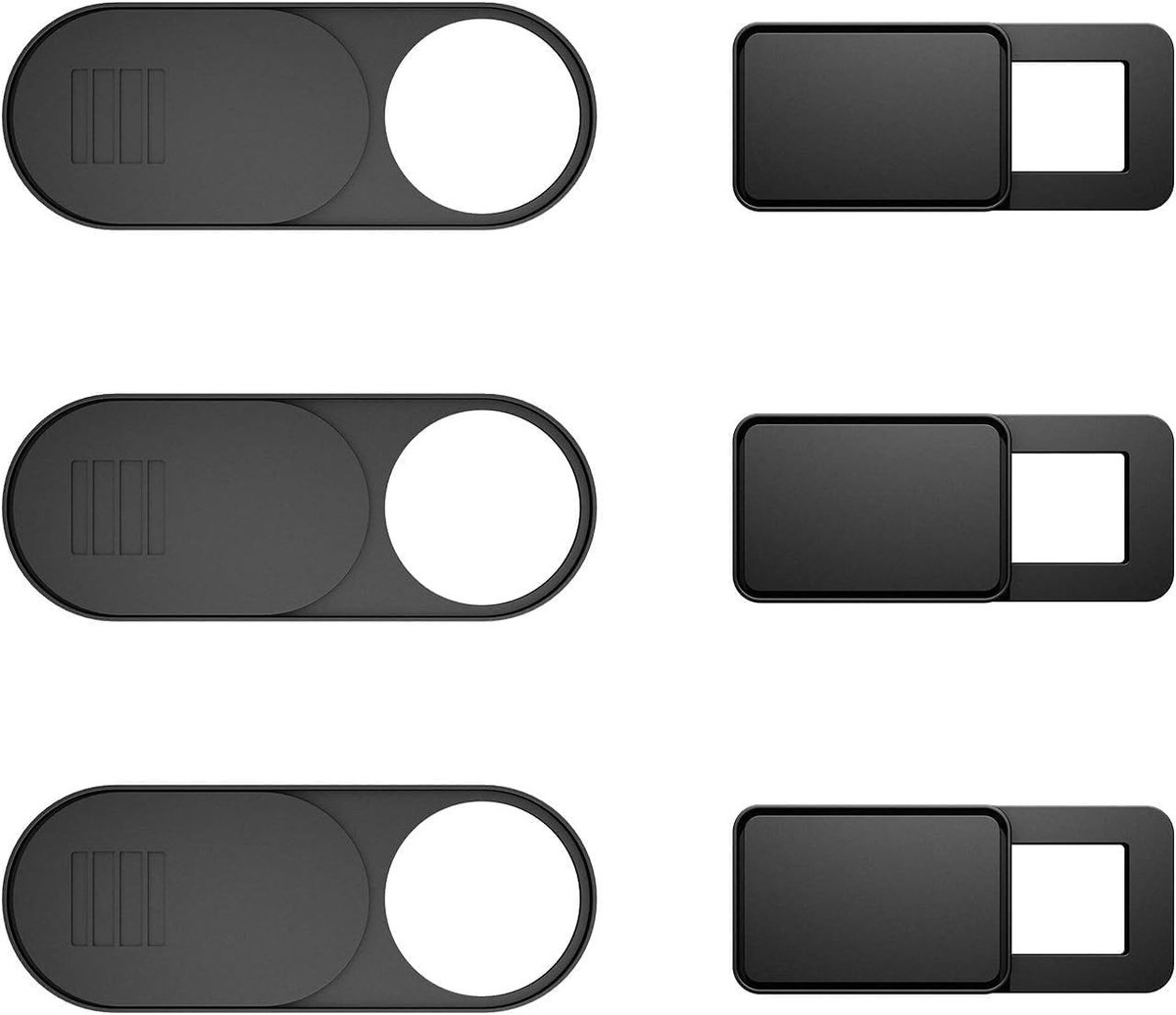 Ultra-Dunne Webcam Cover Set van 6 voor Laptop, Smartphone en Tablet - Effectieve Camera Blokkering voor Privacy en Beveiliging