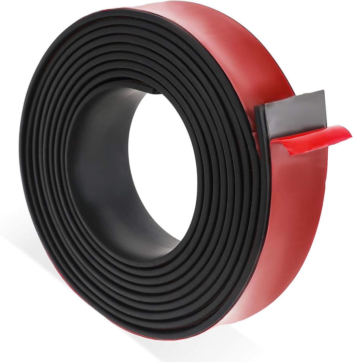 Adhesieve Rubberband 2 m x 25 mm x 2 mm - Bouwbeschermingsmat van Neopreen - Ideaal voor Rubberafdichting, Doe-Het-Zelf Projecten en Vloerbescherming