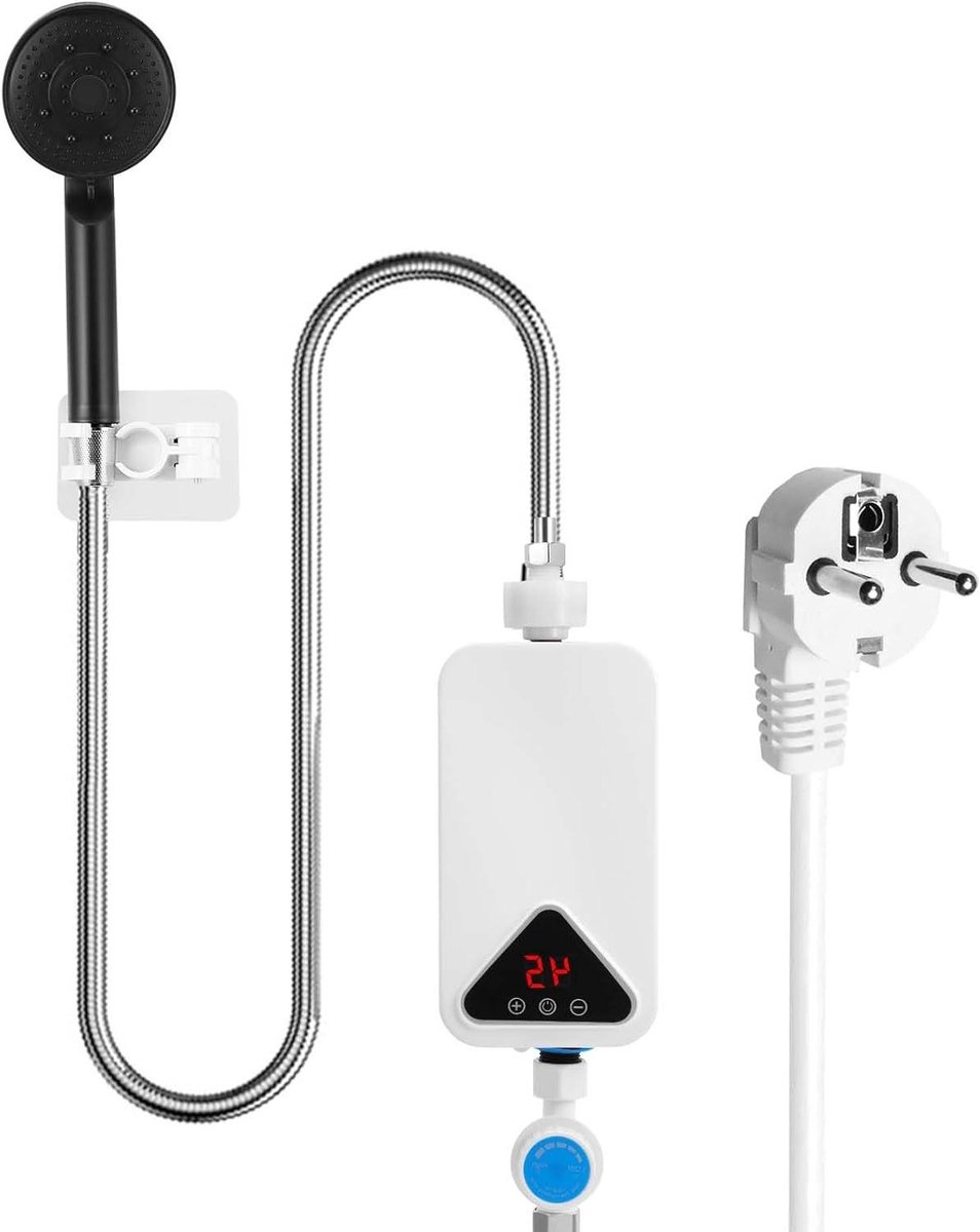 Doorstroomboiler - Mini Boiler - Snel Warm Water - LCD Touch Display - 5500 W - Wit