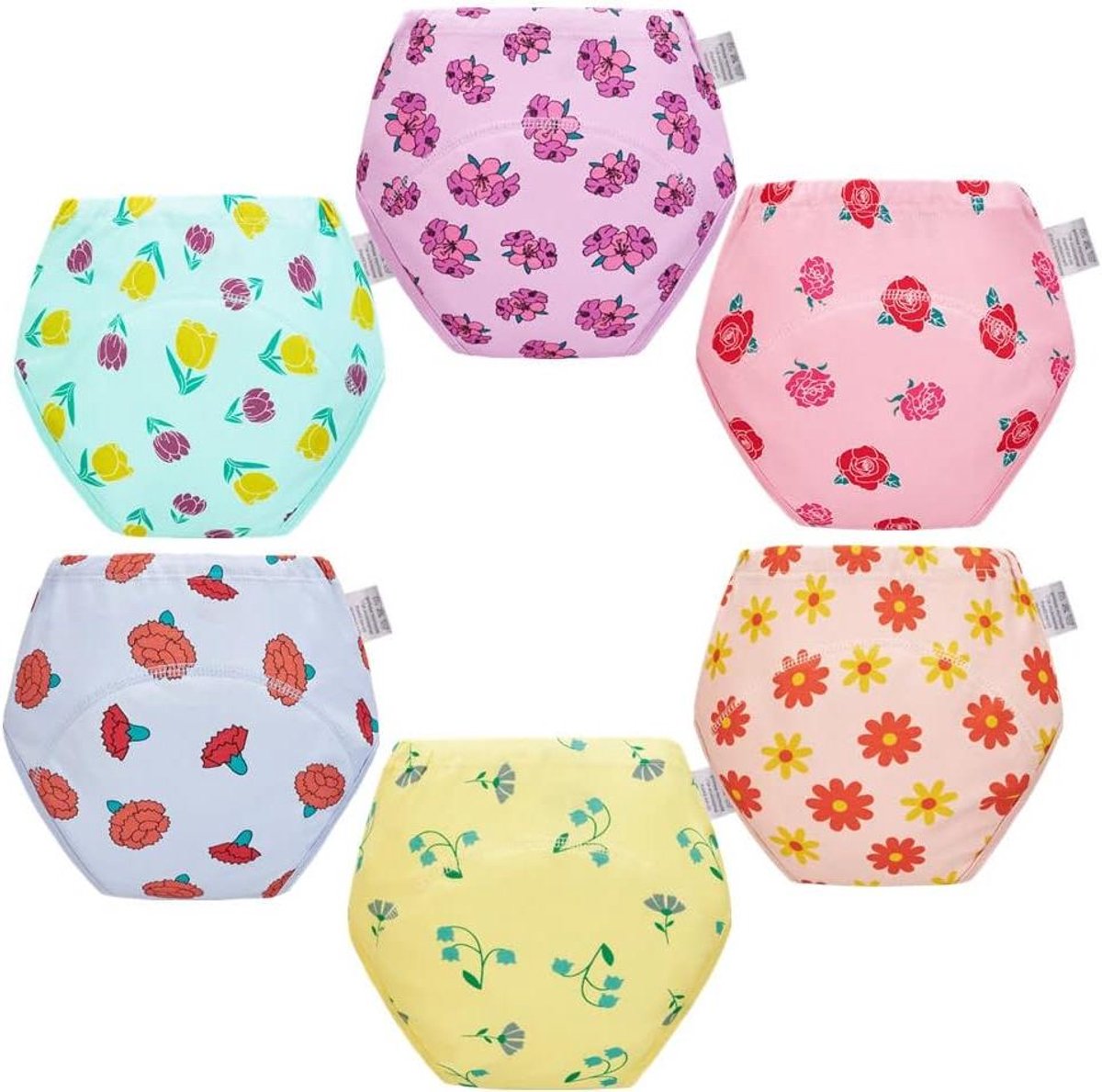 Oefenbroekjes - Zindelijkheidstraining - Baby Zindelijkheid - Wasbaar Materiaal - Baby Jongens - Meerdere Kleuren
