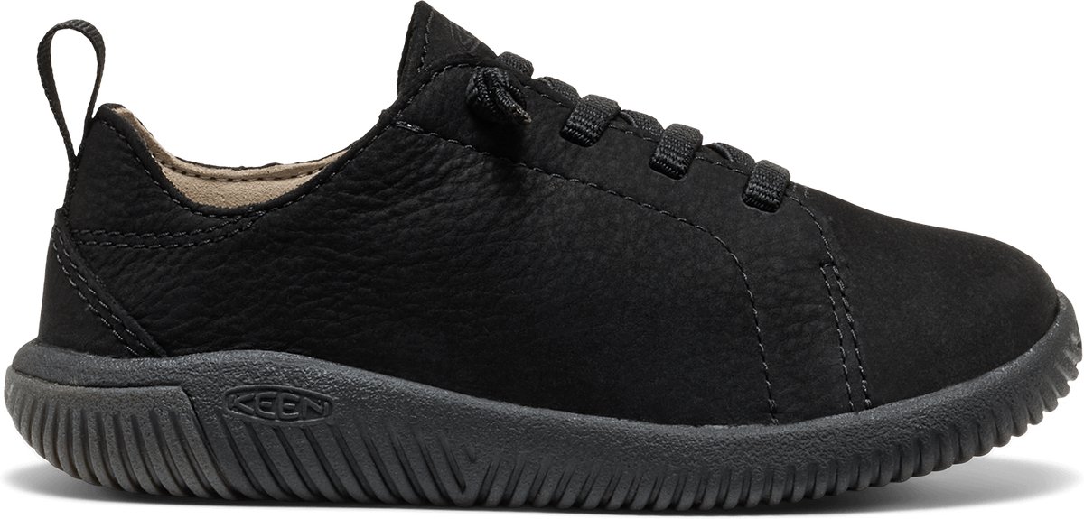 Keen - KNX Younger Kids Sneakers Leer Triple Black - Maat 31