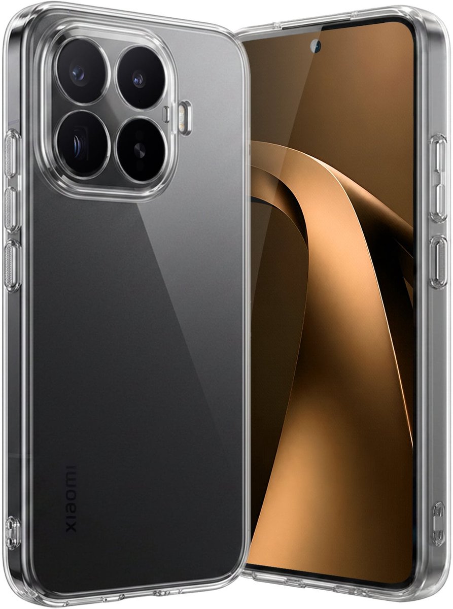 Hoes - Geschikt voor Xiaomi 17T - Sterk & Shockproof - Hoesje Cover - Siliconen Case - Transparant