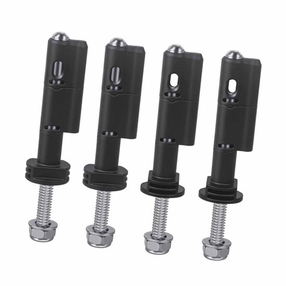 Set van 4 Roestvrijstalen Bevestigingspinnen voor Recovery Traction Boards, Geschikt voor SUV's, Trucks en Off-Road Voertuigen, Duurzaam en Lockable