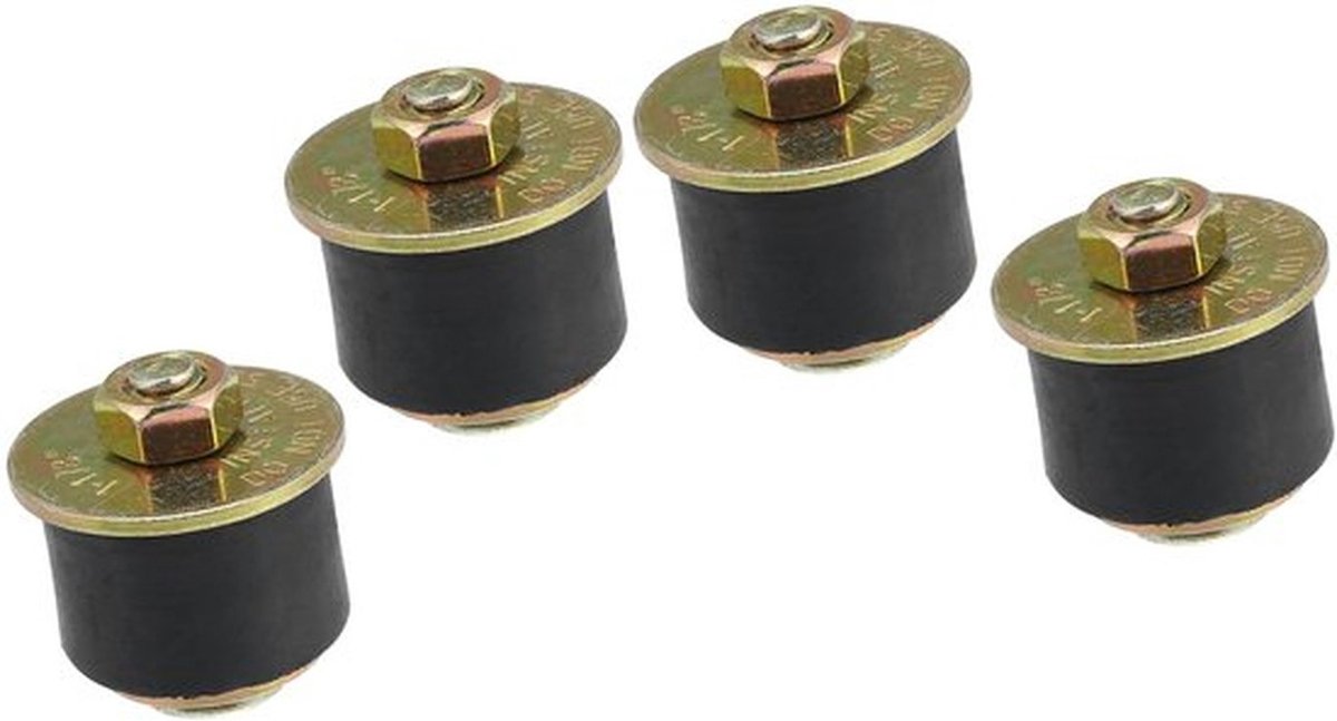 Auto invriezen plug - Rubber expansie druk test plug - Set van 4 - Ideaal voor winterse omstandigheden - Voorkomt schade aan koelvloeisto