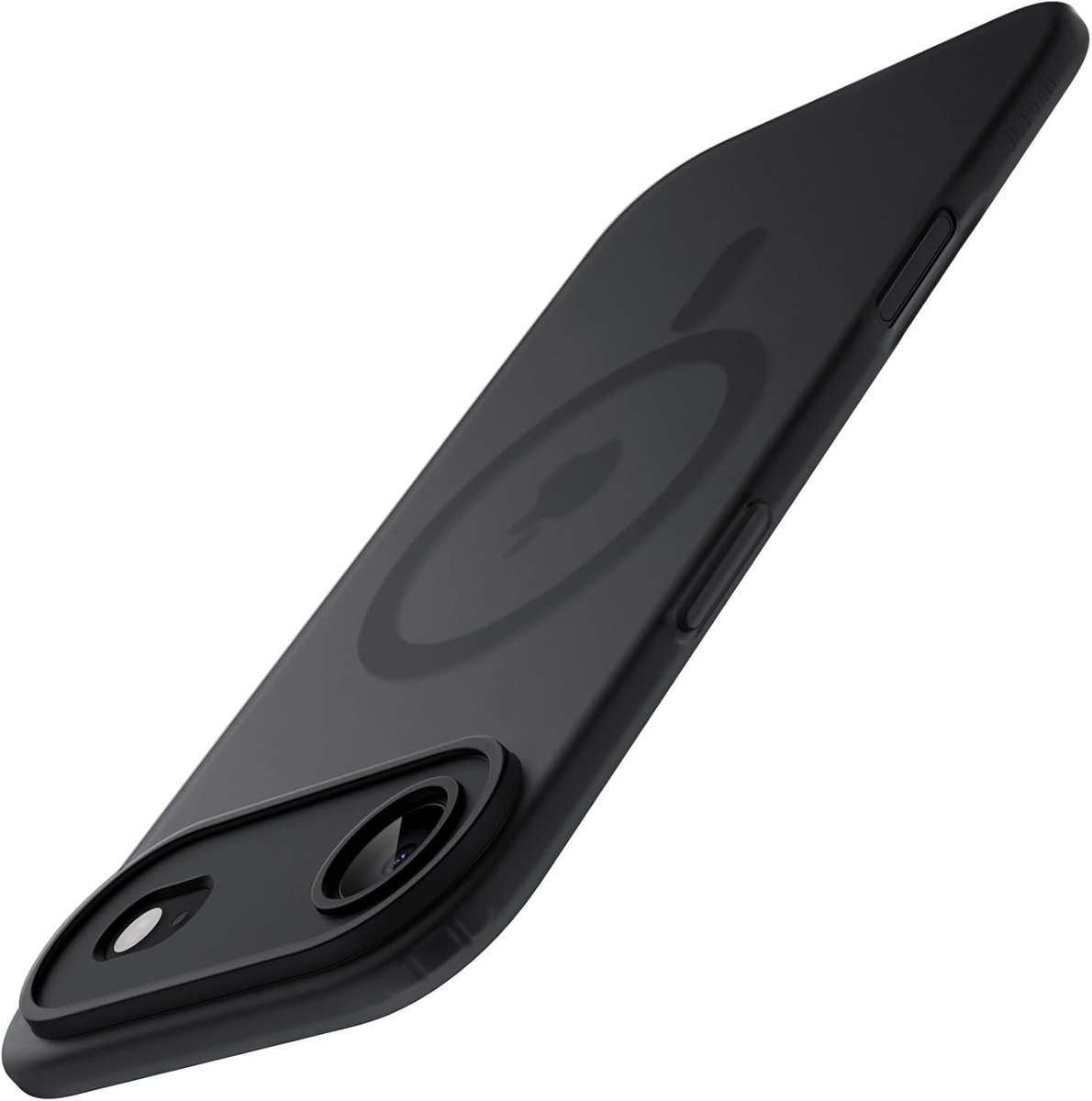 Magnetische Matte Hoes voor iPhone Air, Zwart | Geschikt voor MagSafe, Translucent TPU, Anti-geel, Vingerafdrukbestendig, Schokbestendig, Duurzaam en Lichtgewicht