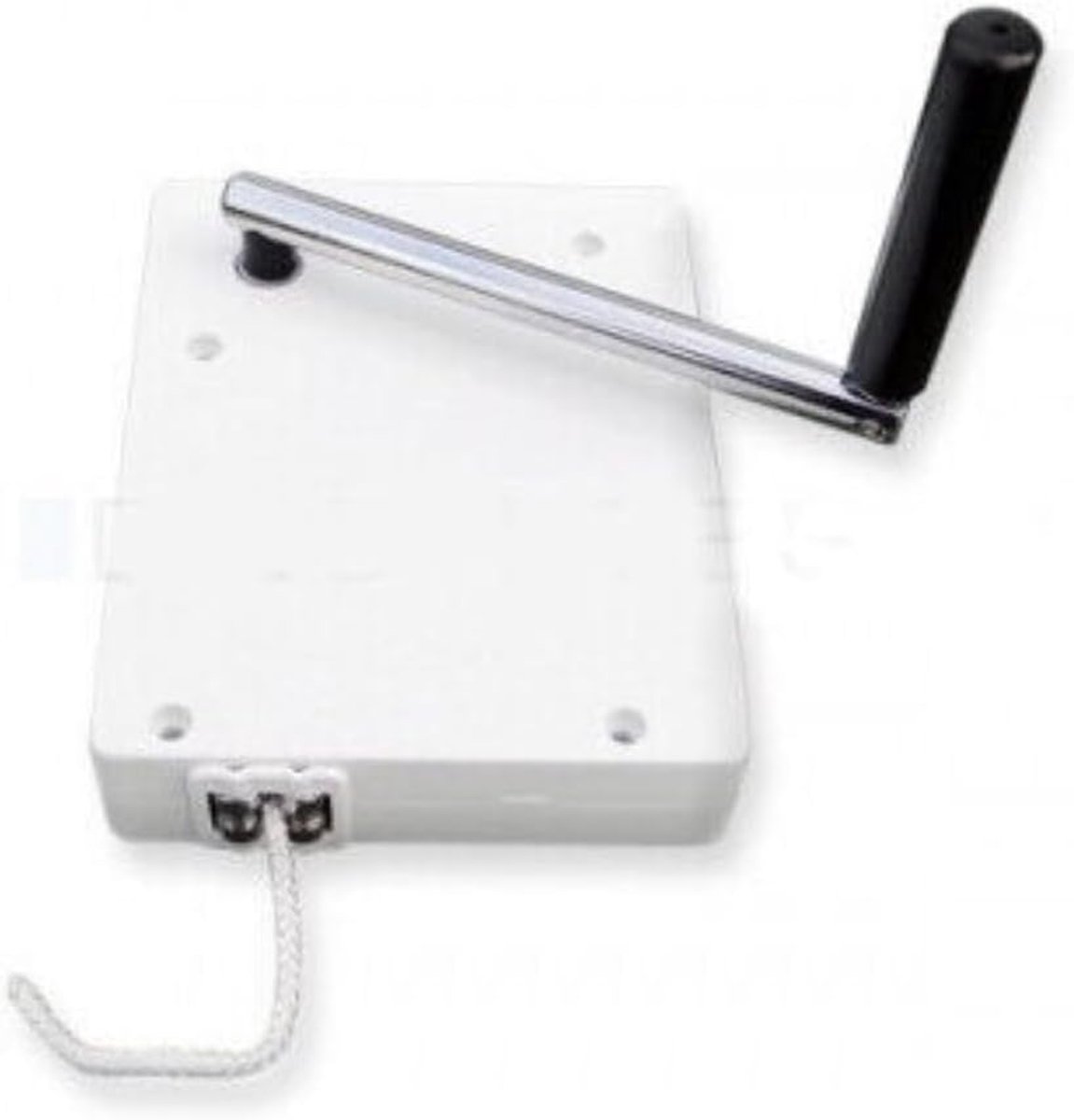 SnelShoppen - Roller Blind Belt Winder Mini 14 mm voor Rolgordijnen - Schroef Winding Systeem met 5 m Webbing, Wit - Ideaal voor Raamdecoratie en Gema