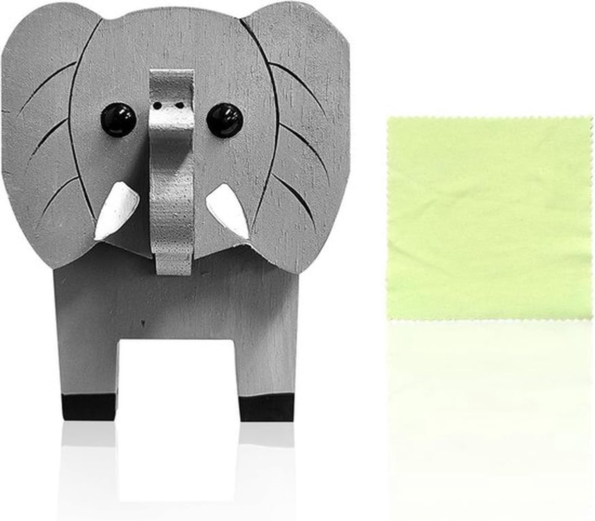 Houten brillenhouder in 3D olifantenvorm - Puzzel, dieren design, zonnebril display - Thuis en kantoor cadeau - Bureaudecoratie