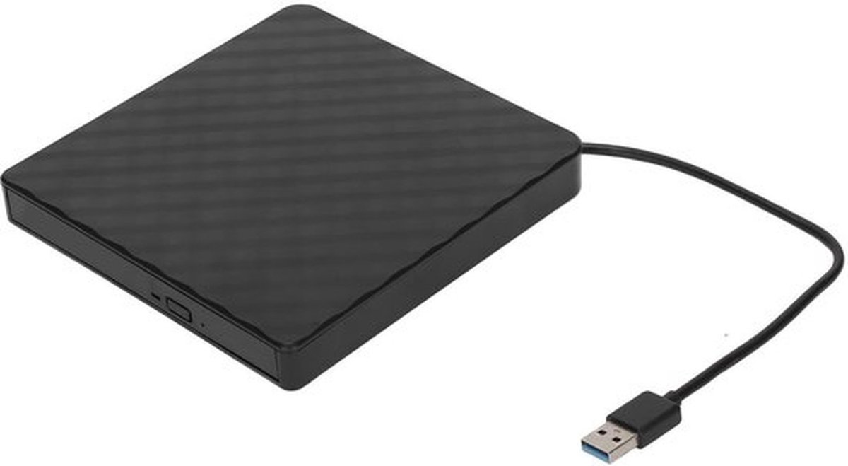 Draagbare Externe CD-drive - USB DVD-lezer - Plug and Play - Ultradun - Externe Optische Drive - Geschikt voor Laptop en Desktop PC - Mod...