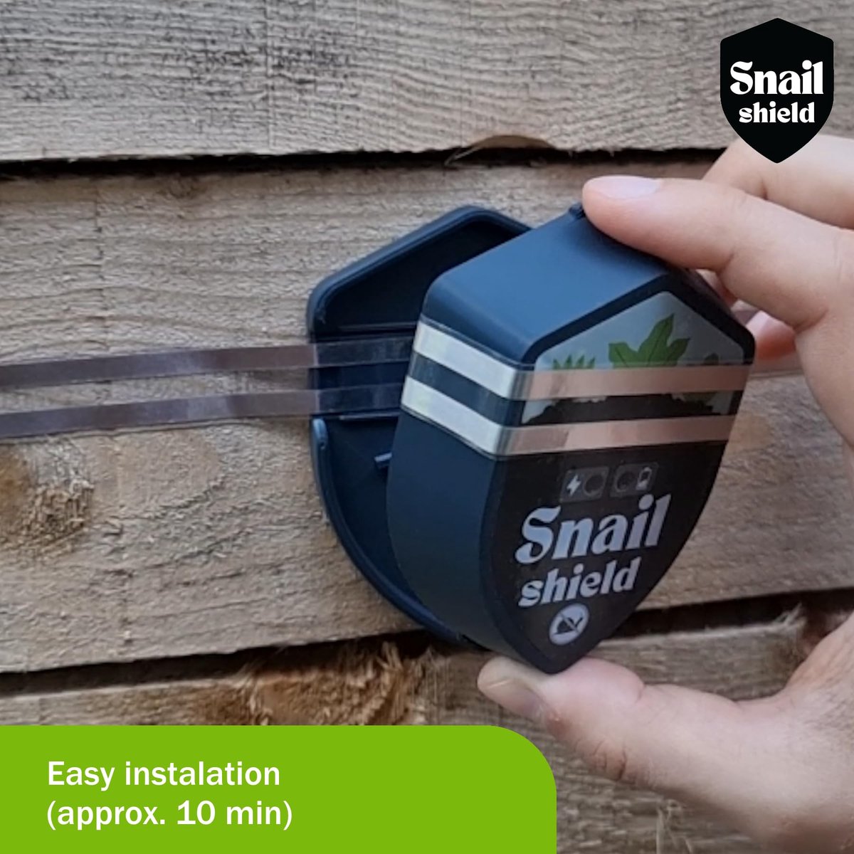 SnelShoppen - Snail Shield 2026 Slakkenhek Set - Elektrisch Hek voor Tuinen, Groentebedden en Planten - 11 Meter Hekband - Eenvoudige Installatie, Mad