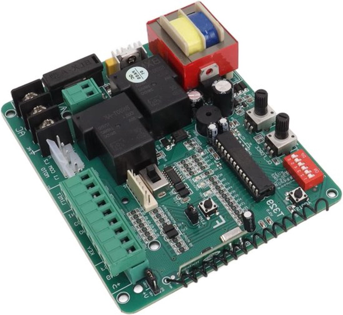 Motorbesturing voor schuifpoort 220V met LED-display, externe schakelinterface en tijdsbeveiliging voor deurmotoren, ideaal voor beveiliging en gebruiksgemak