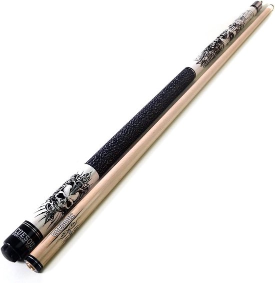 Biljartkeu Set - Poolkeu Esdoorn - Poolen Spelen - Gelaagde Leren Tips - 58 inch 21oz - Wit — afbeelding 4