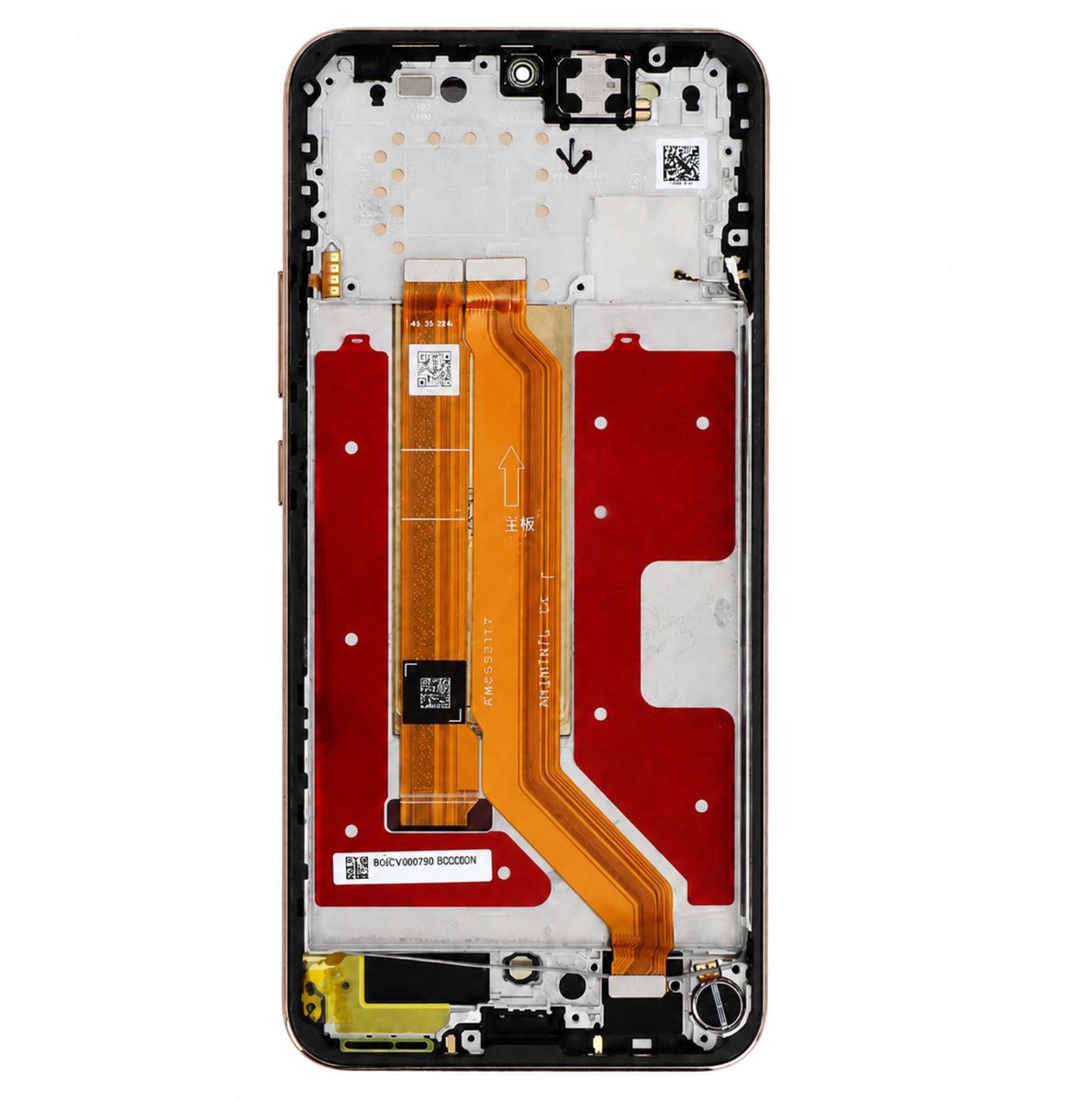 Honor, Compleet Scherm Service Pack voor Honor Magic 8 Lite OLED-paneel met Chassis, Bruin