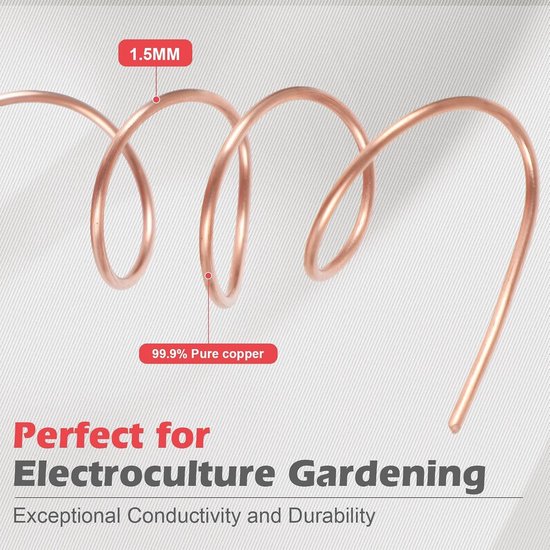 Koper Draad 0.5/0.8/1/1.5/2/2.5/3 mm, 500g Spoel voor Tuinieren, Elektrische Toepassingen en DIY Klussen — afbeelding 2